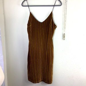 Spaghetti strap faux fur bodycon dress - forever21